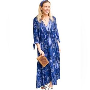 La Plage Claythorne Maxi Dress in Navy